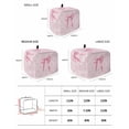 thumbnail image 2 of Pink Bow Small Toaster Cover 2 Slice, Kitchen Appliance Covers, Cute Watercolor Girls Cartoon Luxury Toaster Oven Cover with Loop, Bread Machine Cover Polyester Dust Cover Protection, 2 of 4