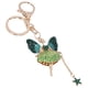 thumbnail image 3 of Llavero De Niña, Colgantes De Llavero Con Forma De Niña De ángel Lindo Brillante Y Brillante Para Decoración De Bolsas Para Colgantes Colgantes De Coche Para Regalo, 3 of 7