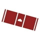 thumbnail image 3 of Mat de béisbol Mat de softball Mat de bateo Anti slip almohadilla de ejercicio de bateo Mat de jaula Suministros de servicio pesado para entrenamiento Rojo, 3 of 8