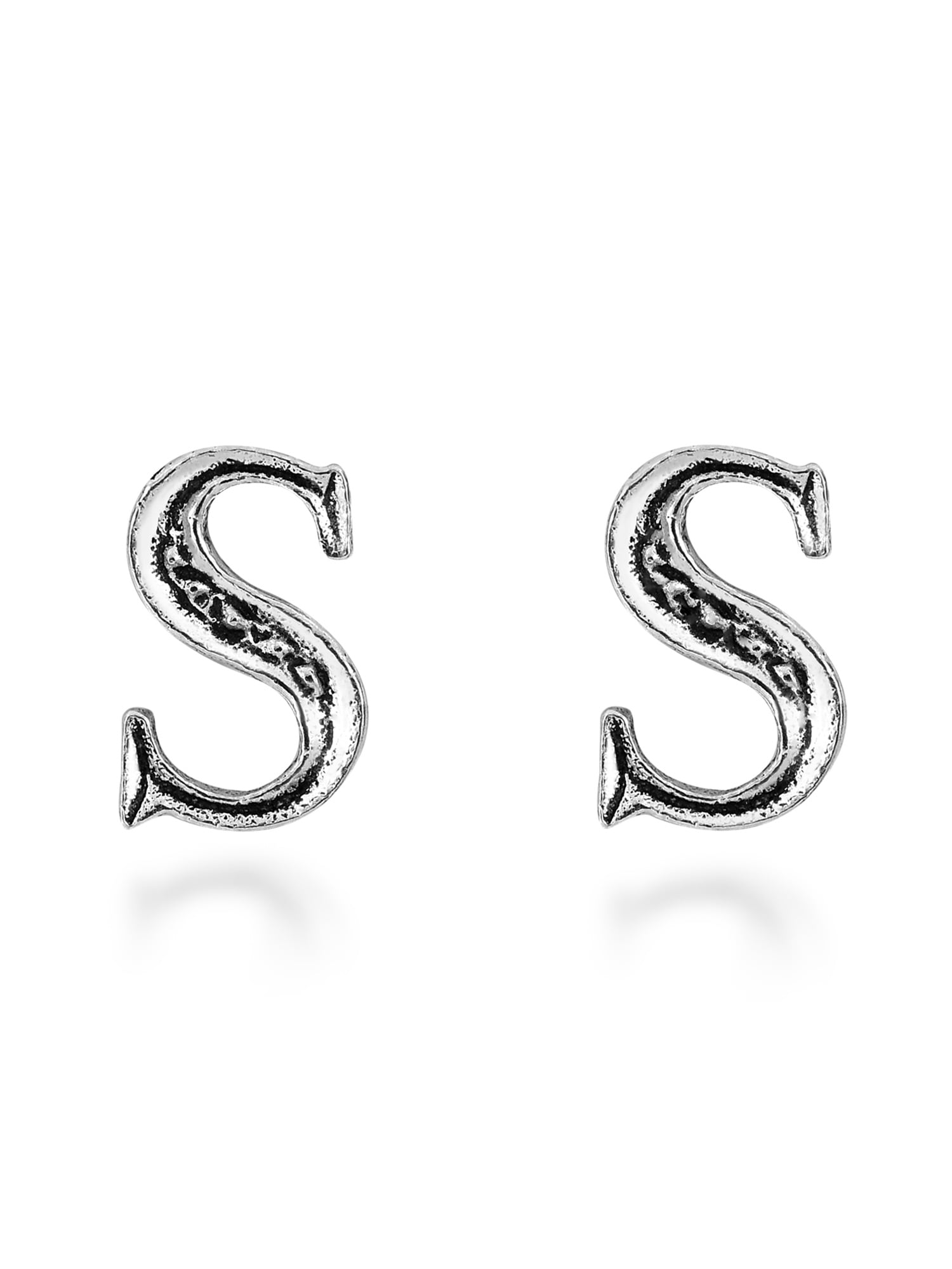 letter s earrings