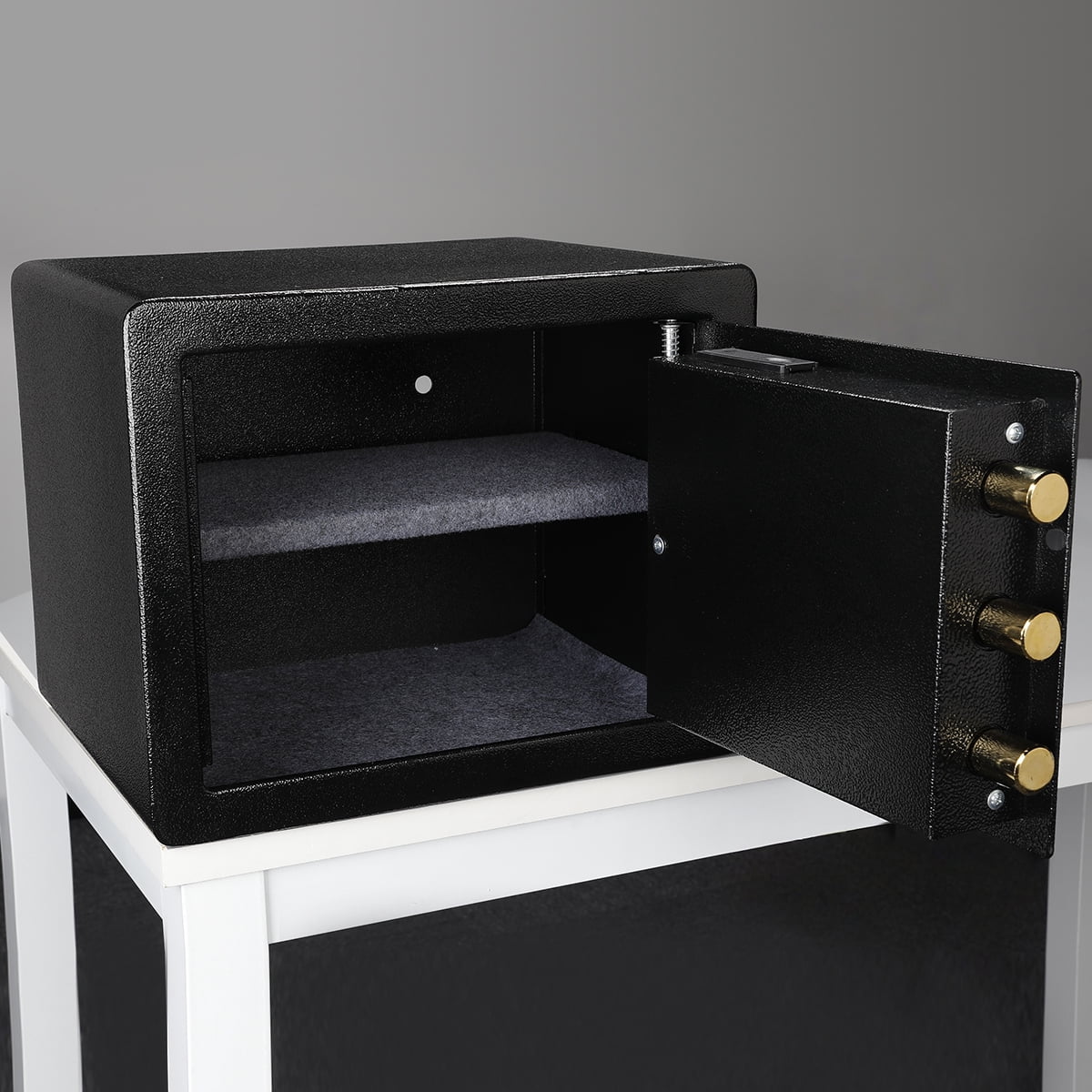 ZLHSAFE 2.5 Cuft Safe Box for Home, Electronic Safe with Fireproof Bag, Safe with Digital Keypad & Adjustable Shelf(Black)