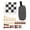 Black, variant on YAHHU Roll Up PU Leather Chess Board Wooden Pieces Portable Chess Set with Storage Bag Black (8.66 inches / 22.0 cm)