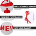 thumbnail image 4 of Hytrove 5 Pcs Bannière Suspendue Réutilisable Rouge pour Fête du Nouvel An pour Porte de Cuisine, 4 of 6