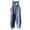 416#Blue, variant on Women Oversized Summer Casual Stripes Cargo Jumpsuit Wide Leg Bib Overall Striped Linen Pants Dungarees Pocket Yellow S