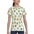 thumbnail image 4 of Honeii Tiger Leaves Print Kids Boy T-Shirt,Breathable Round Neck Tee,Stylish Summer Tee for Boys, for Outdoor Activities and Casual Wear, 4 of 7