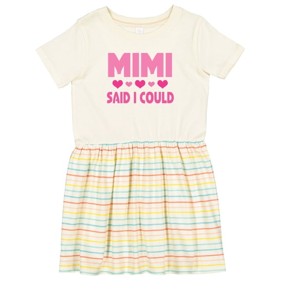 Inktastic Mimi Said Could Funny Granddaughter Girls Toddler Dress