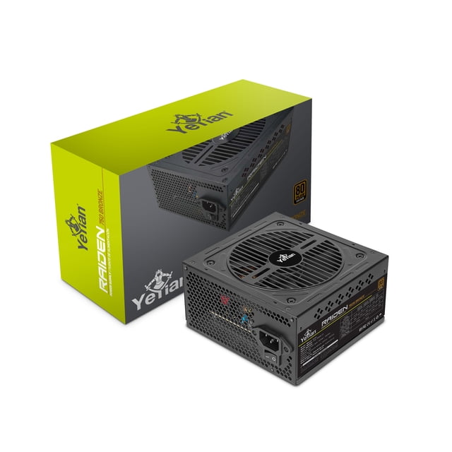 Fuente de poder Yeyian YFB-75000-01 Raiden 750w 80+ Bronze ATX 12V Ver2.3 ventilador 120mm 7 aspas, SATA/Molex