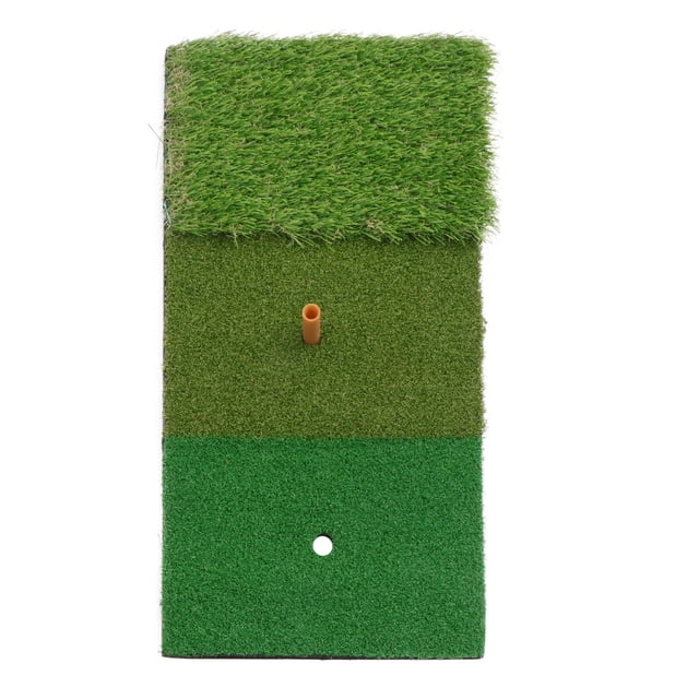 ADDHAT Alfombra Para Práctica De Golf Portátil Con Superficie Y Resistente Color Verde