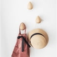 thumbnail image 4 of Gancho de madera maciza Gancho de pared creativo con forma de gota de agua Gancho de madera para ropa de pared Gancho para abrigo de dormitorio Sin perforaciones, 4 of 5