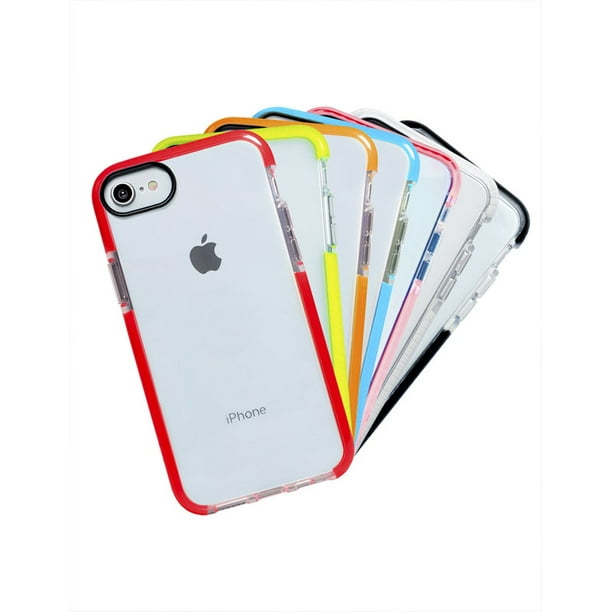 Funda para iPhone 7 InstaCase Ultra Impacto Color Rojo Antigolpes Uso Rudo