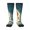 2 Black-1, variant on Starry Sky Cloud Cute Rabbit Pattern Women’s Knee High Crew Socks,Trouser Socks Comfortable, Breathable, Moisture-Wicking and Soft