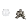 thumbnail image 1 of Acuario de escritorio,Pecera pequeña transparente,pecera,jarrón,mesa,Tanque de peces Contenedor de acuario transparente Hogar,Figuras de búho,Figuras de búho,animales, 1 of 8