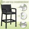 thumbnail image 4 of Homall 2-Pack Outdoor Bar Stools, High Back Bar Chairs with Textured Seat for Patio Pool, 4 of 7