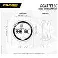 thumbnail image 3 of Cressi Donatello Wrist Computers, Black/Pink, 3 of 4