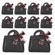 thumbnail image 1 of 10Pcs Cajas de Regalo de Cuero PU con Asas, Bolsa de Favor de Fiesta de 6 x 3 x 6 Pulgadas con Cinta, Cajas de Regalo de Caramelo, Negra, 1 of 7
