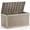 Grey, variant on fazzn 32 Gallon Resin Deck Box Waterproof Outdoor Storage Box for Patio Furniture Pool Accessories Indoor Storage for Cushion Garden Tools (Black)