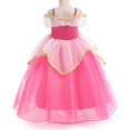 thumbnail image 5 of Girls Off Shoulder Princess Dress Fancy Dress Up Halloween Costume, 5 of 6