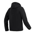 thumbnail image 4 of Bjutir Mens Hoodie Sweatshirts Autumn Winter Polar Heated Sweatshirt Six Warm And Heated Hooded Solid Color Long Sleeve Sweatshirt Pullover Tops Black, 4 of 4