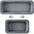 thumbnail image 2 of Extendable Sink Colander Strainer Basket, Over the Sink Drainage for Washing Vegetables Fruits, Draining Pasta and Drying Dishes, Adjustable Retractable Kitchen Colander - #03 Dark Gray, 2 of 6