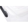 thumbnail image 2 of Caja con tapa, 21 l, transparente/gris, 2 of 4