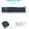 thumbnail image 2 of Emery TECH 6GTPY Battery for Dell XPS 15 9570 9560 9550 Precision 5530 5520 5510 11.4V 97Wh, 2 of 5