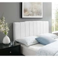 thumbnail image 3 of Modway Camilla Channel Tufted Performance Velvet Full/Queen Headboard in White, 3 of 9