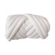 thumbnail image 5 of Hilo de lana grueso y voluminoso para manta de punto con brazos, tapete para manta, manta DIY Blanco, 5 of 9