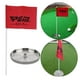 thumbnail image 3 of Palo de bandera de golf para patio, copa y bandera de hoyo de golf, copa verde de golf de acero inoxidable, con bandera, accesorio de entrenamiento de 13 cm Baoblaze Copas para hoyos de golf, 3 of 8
