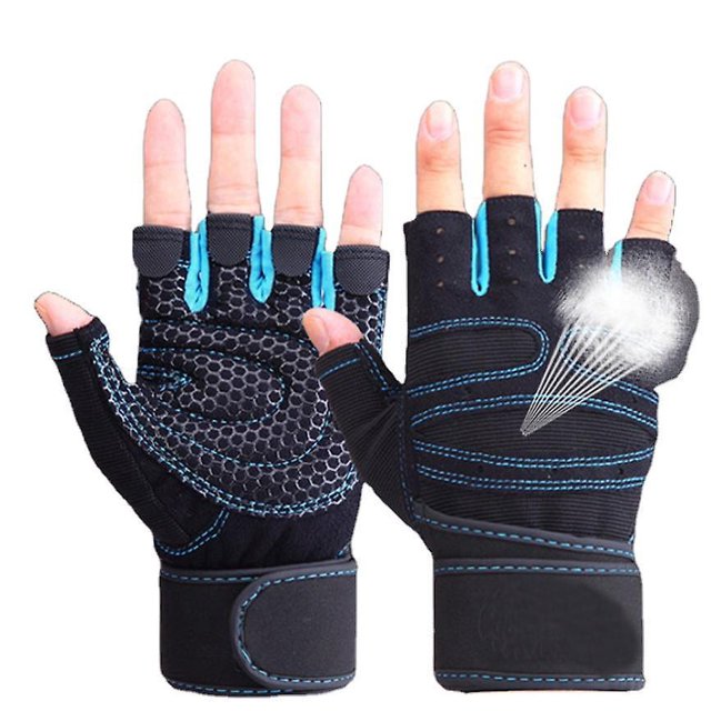 Guantes de ciclismo Guantes de bicicleta Guantes de ciclismo para hombres y mujeres con almohadilla amortiguadora, agarre adicional, ajuste flexible y cómodo, peso ligero, soporte transpirab