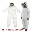 thumbnail image 2 of Combinaison d'Apiculture Intégrale Professionnelle Vêtements d'Apiculture Protection Veste de Combinaison d'Apiculture Sécurité Voile Chapeau Robe Équipement, Ajustement Confortable, 2 of 7
