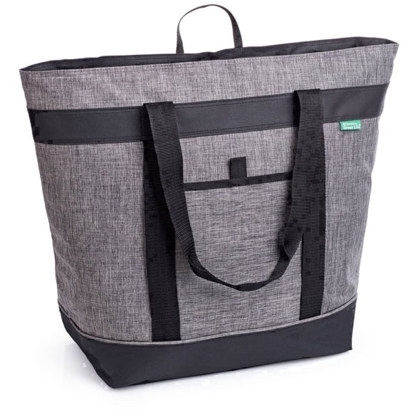 Creative Green Life 30 Can Soft-Sided Insulated Cooler Bag, Charcoal