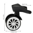 thumbnail image 7 of Greensen Luggage Suitcase Replacement Wheels,Swivel Wheel Replacement Luggage Travel Suitcase Wheels Plastic, 7 of 7
