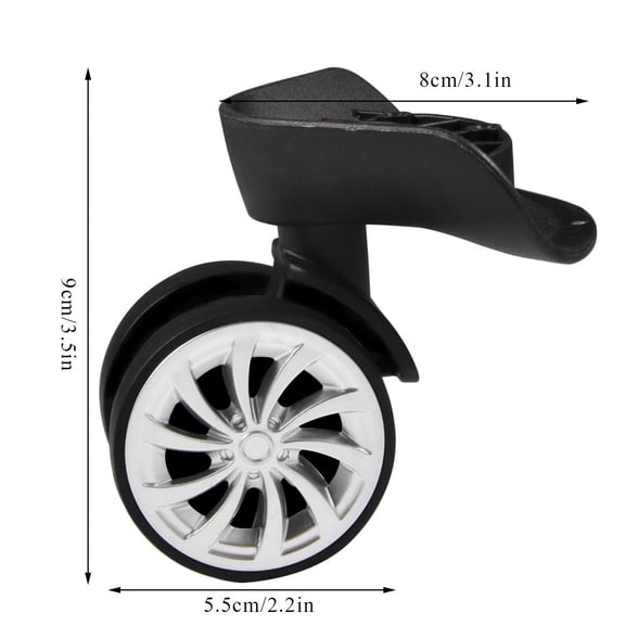 Ccdes Wheel Replacement Luggage Travel Suitcase Wheels Plastic,,Luggage Suitcase Replacement Wheels