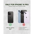 thumbnail image 2 of - Leather Case for iPhone 14 Pro. Premium Genuine Leather(Pure Black), 2 of 5