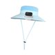 thumbnail image 4 of Sombrero de protección solar para niños con ventilador solar, recargable, transpirable, multiusos, ancho Azul, 4 of 9
