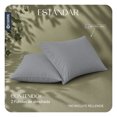 thumbnail image 3 of Fundas de Almohada Estándar Esquimal Lyocell 2 Piezas Color Gris, 3 of 8