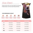 thumbnail image 3 of Fotbe Adorable Fluffy Bat Vestido de Dormir para Niñas de 3 a 10 Años, Mangas Cortas, Estilo Princesa, Pijama Camisón con Mangas Voladas-XX-Large, 3 of 6