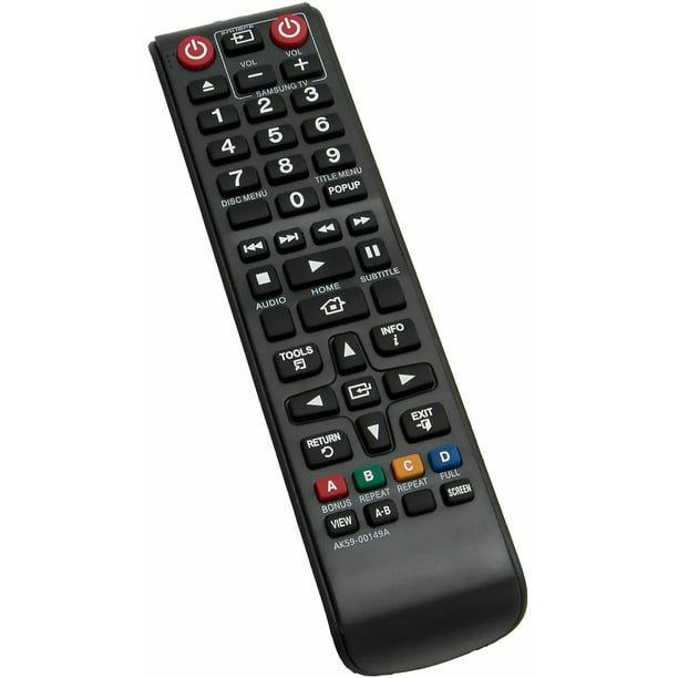 Universal Remote Control for Samsung Blu-Ray DVD Player BDF5100 BD-FM57C  BD-H5100 BD-H5900 BDHM51 BD-HM51 BDHM59 BDJ5100 BD-J5100 BDJ5700 BD-J5700  