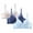 Light Blue, variant on Riecok Push up Bras for Women Plus Size Lace 3 Pack Underwire Bras Stretch Full Coverage Bras Breathable Comfortable Bras