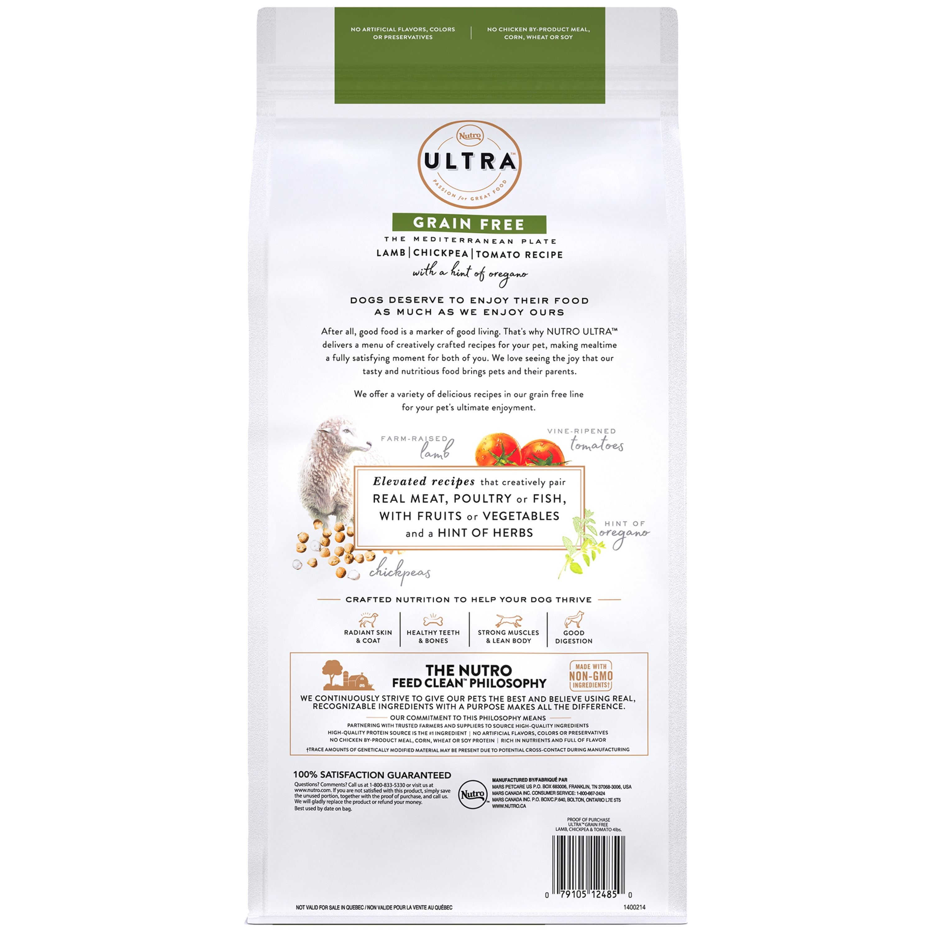 nutro ultra grain free dog food