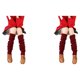 thumbnail image 3 of Sonducket 2 uds. De medias altas hasta el muslo para Cosplay, calentadores de piernas estilo pijo antideslizantes, botas de calcetín sueltas Type1 NO1, 3 of 6