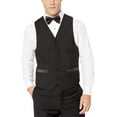 thumbnail image 4 of Statement Men's Tux-PK Single Breasted Three Piece Peak Lapel Tuxedo - Black - 44S, 4 of 7