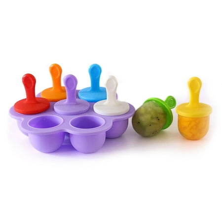 

Ice Lolly Moulds For Children Ice Cream Mold With Colorful Plastic Sticks Perfect For Making Mini Ice Creams Chocolates Puddings And Jellies Purple
