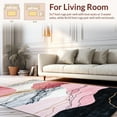 thumbnail image 2 of Flatwoven High Traffic Area Rug, Chic Geometric Surface, Non Slip, Stain Resistant, Washable Area Rugs for Living Room, Bedroom(Pink, 2X3), 2 of 8