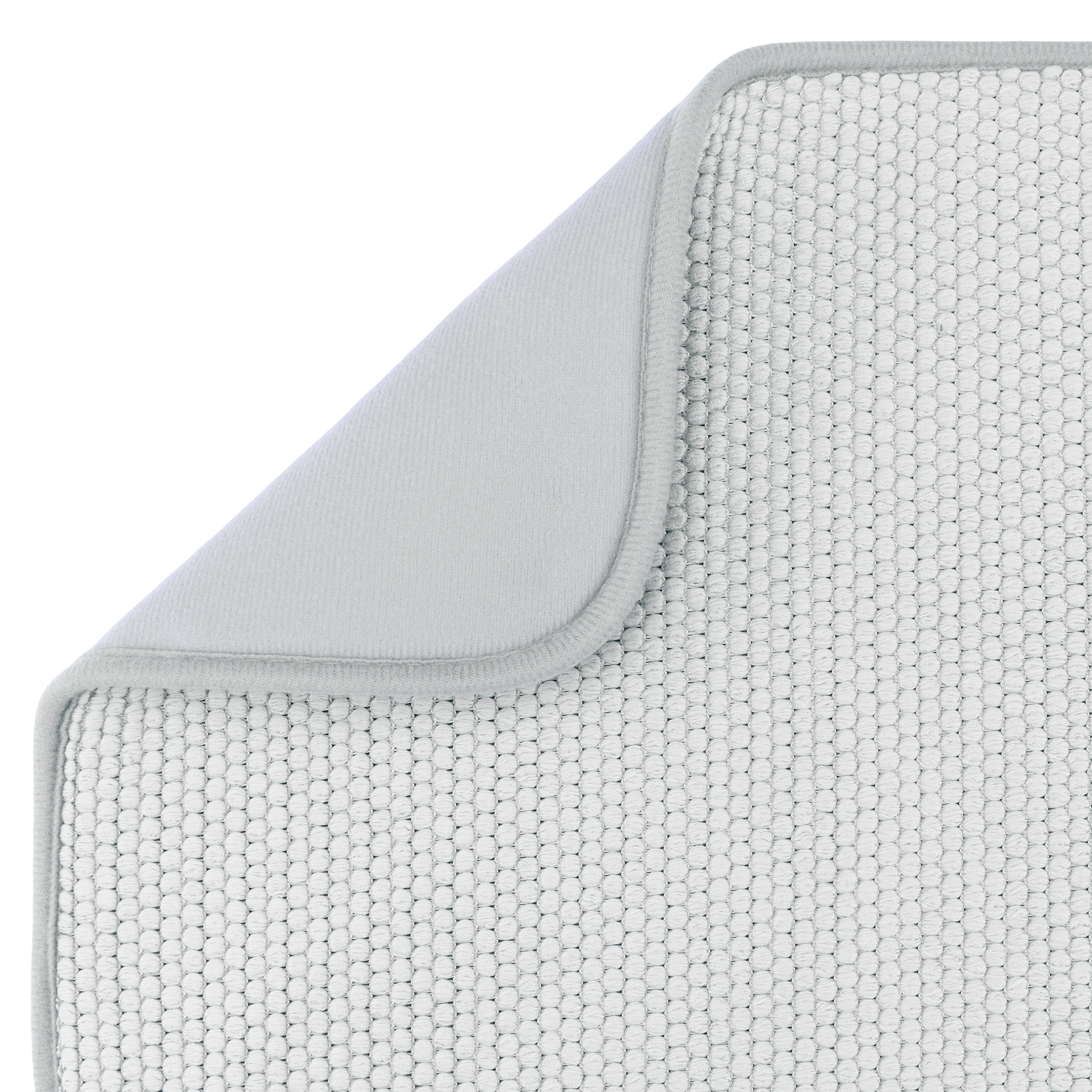 Unique Bargains Absorbent Microfiber Kitchen Drying Mat for Dishes Gray 15.7*11.8 in