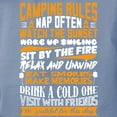 thumbnail image 3 of CafePress - Camping Rules T Shirt - Womens Comfort Colors® Shirt, 3 of 4