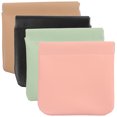 thumbnail image 1 of 4 Pcs Sacs de Maquillage pour Femmes, Porte-Rouge à Lèvres, Trousses de Toilette Portables, 1 of 8