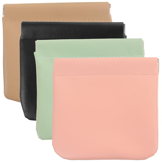 4 Pcs Sacs de Maquillage pour Femmes, Porte-Rouge à Lèvres, Trousses de Toilette Portables