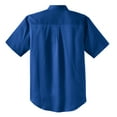 thumbnail image 6 of Cornerstone Men's Short Sleeve SuperPro Twill Shirt 4XL Royal, 6 of 6