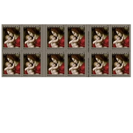 Irish Christmas Stamps Madonna and Child by Bachiacca Book of 20 Forever USPS First Class one Ounce Postage Stamps (20 Stamps) Christmas ()